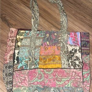 Bohemian Patchwork Tote Bag